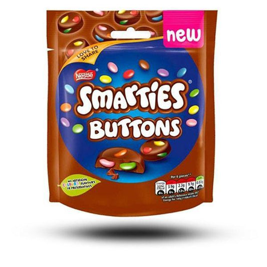Smarties Buttons Chocolate Bag 90g Packung