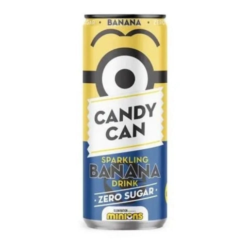 Candy Can Sparkling Banane Drink Zero Sugar 330ml Inkl. Pfand