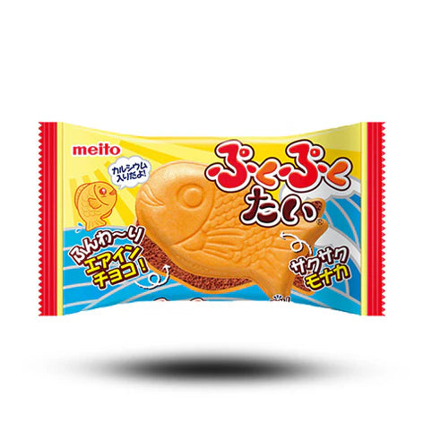 Meito Sweet Filled Fishes Choco 16,5g Packung