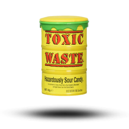 Toxic Waste Yellow Sour Candy 42g Packung