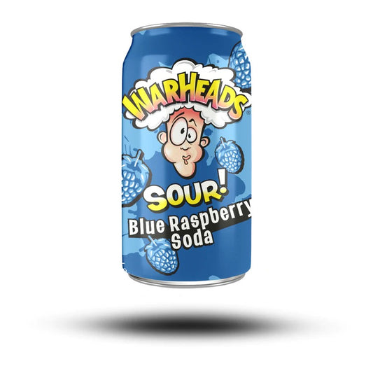 Warheads Sour Blue Raspberry Soda 355ml Inkl. Pfand