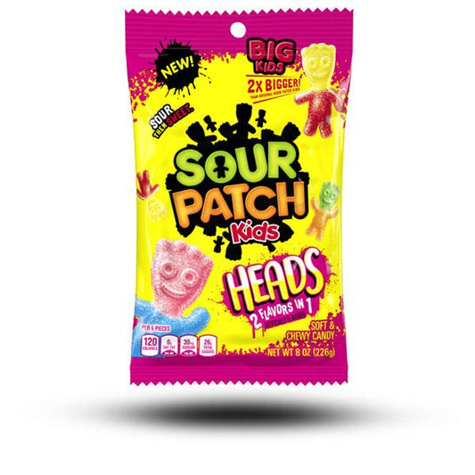 Sour Patch Kids Big Heads 141g Packung