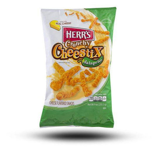 Herrs Crunchy Cheestix Jalapeno 227g