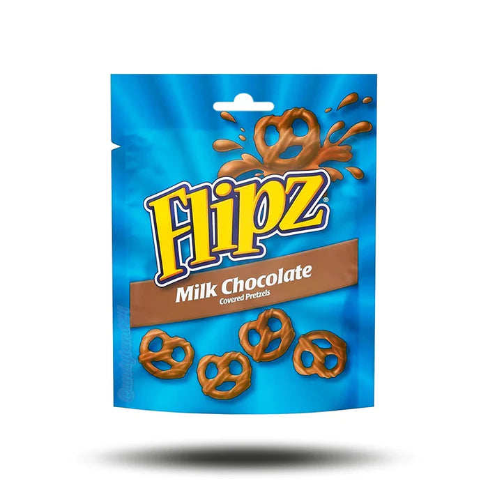 Flipz Milk Chocolate 90g Packung