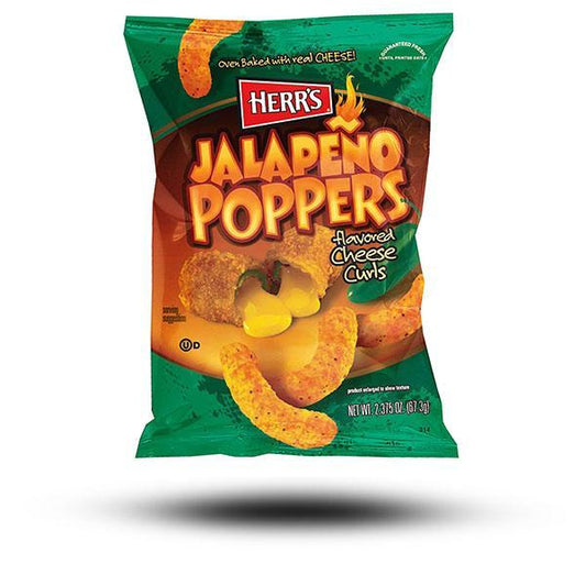 Herrs Jalapeno Popper Cheese Curls 199g Packung