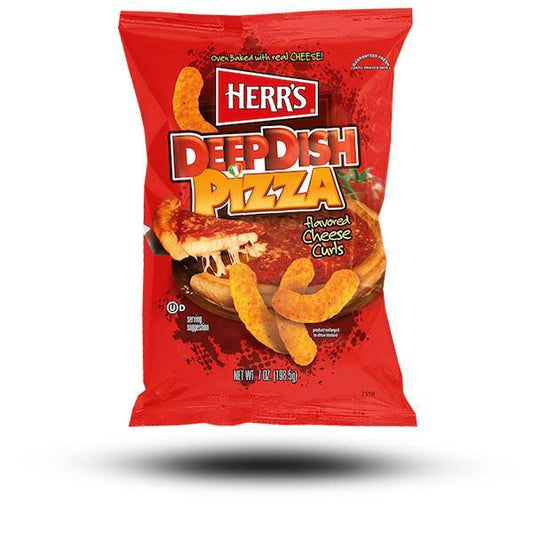 Herrs Deep Dish Pizza Cheese Curls 170g Packung