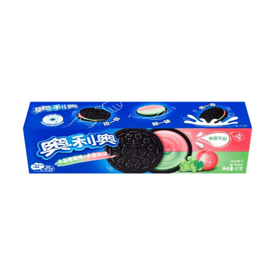 Oreo Double Fruit Crystal Grape&Peach 97g