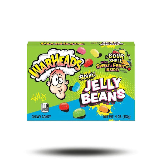 Warheads Sour Jelly Beans 113g Packung